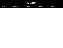 Tablet Screenshot of level09.com